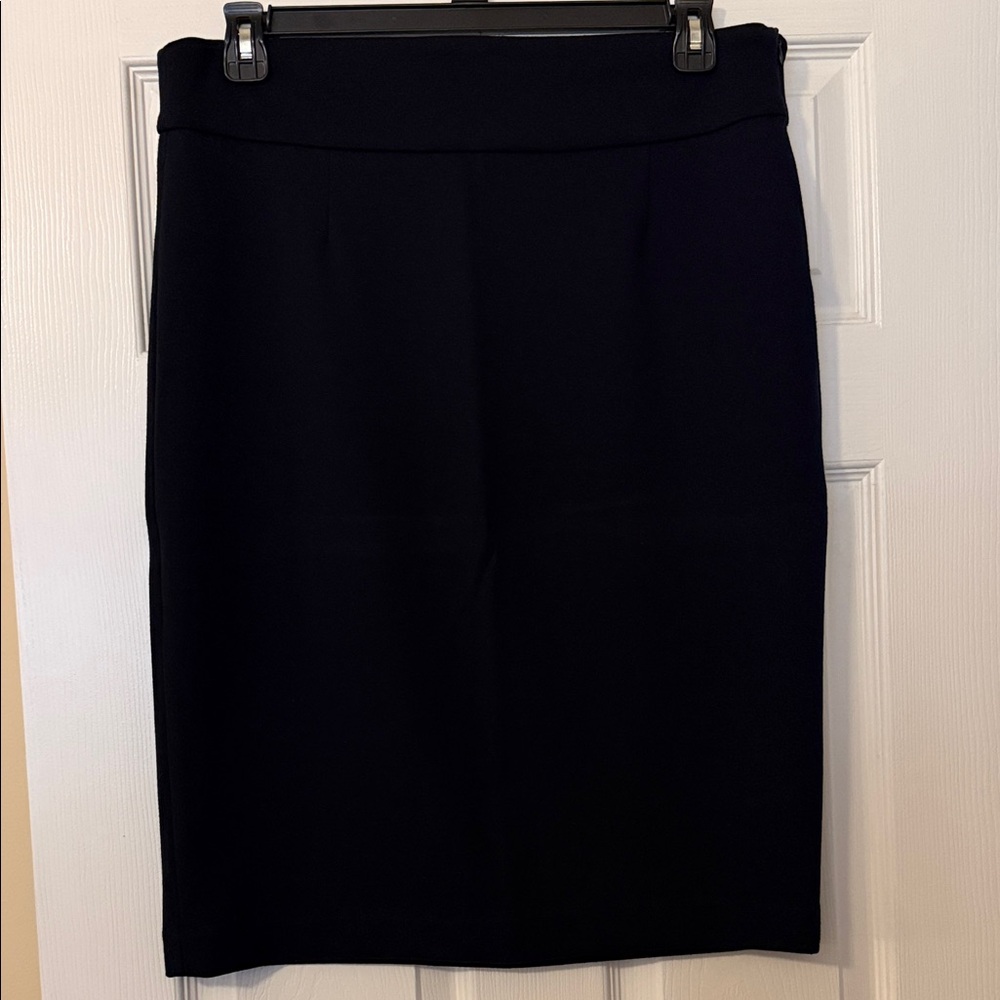 Elegant Midnight Blue Pencil Skirt